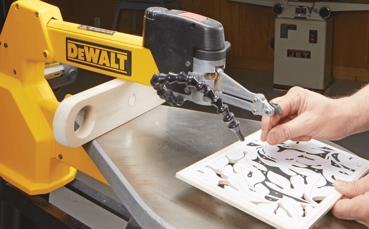 Intricate cutting with a scroll saw