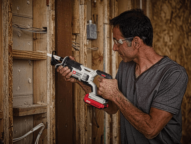 Cutting job done with ease with the Porter‑Cable PCC670B 20V MAX