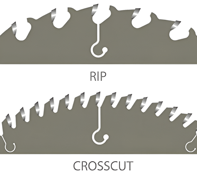 Rib vs Crosscut Saw blades